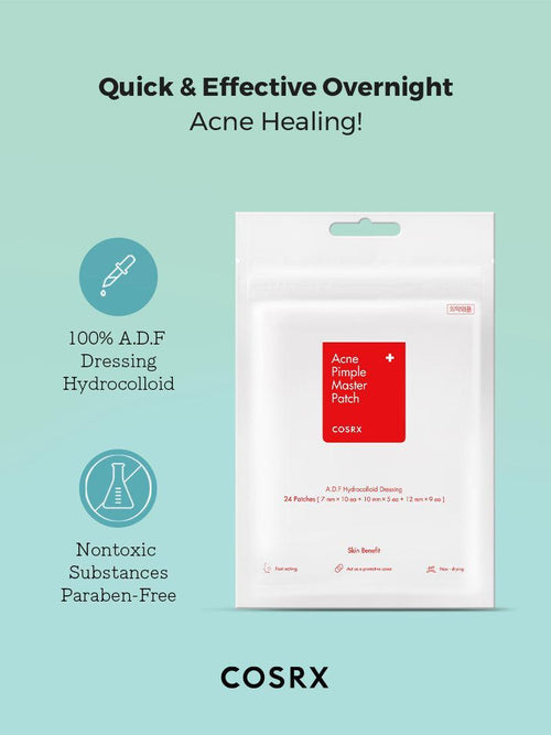 COSRX Pimple Patch on skin close up